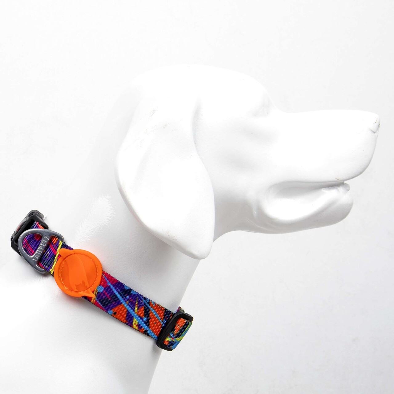 Zgarda pentru câini, Paws &amp; Whiskers, Splash, Poliester, Multicolor - imagine 4
